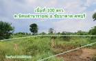 ขาย ที่ดิน จัดสรร ชัยบาดาล ลพบุรี 100 ตร.วา ที่ดินแปลงสวย Land for SALE in Lopburi