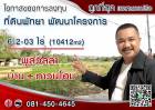 สร้างโครงการหมู่บ้าน พัทยา แปลงนี้ใช่เลย