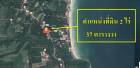 Land near beach Chumphon with Chanote for sale very  beautiful suitable for Villas