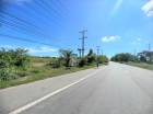 ขาย ที่ดิน WF052 อำเภอเมือง ระยอง ติดถนนสุขุมวิท กว้าง 114 m . 10 ไร่ 3 งาน 58 ตร.วา ผัง EEC สีเหลือง ที่ดินถมแล้วสูงระดับเดียวกับถนน
