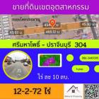 ขายที่ดินติดถนน 12-2-72 ไร่ เขตนิคมอุตสาหกรรม 304