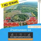 ที่ดินแนวบ้านสวนพรีเมี่ยมผ่อนได้ไร้ดอก T.062-1574449