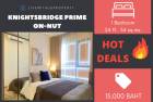 เช่าด่วน!! ถูกสุดในเว็บ ชั้นสูง วิวสวย แต่งสวยมาก KnightsBridge Prime On-Nut