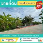 ขาย ที่ดิน แปลงมุมสวย ขายที่ดินถูก แปลงสวย ทำเลซอยสุนทรจัดสรร คลองสี่ คลองหลวง 170 ตร.วา