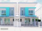 ขายบ้านแฝดหลังริม หมู่บ้านเดอะมิกซ์ ทวิน 