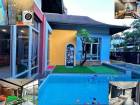 เฟอร์หรูครบ  บ้านพูลวิลล่าชายหาดจอมเทียน 2นอน บาลีฮาย โต๊ะสนุก 