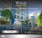 ให้เช่า Wind Ratchayothin ห้องใหม่ เฟอร์นิเจอร์ใหม่ อุปกรณ์ไฟฟ้าครบครัน เพดานสูงถึง 3 เมตร