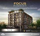 ขาย-เช่า Focus Ploenchit ห้องไซส์ 33 ตรม. เฟอร์ครบ พร้อม Move in