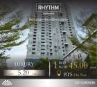 ขาย Rhythm Sukhumvit 50 ห้องสวย ตกแต่งครบ type นี้ ราคานี้ได้ชั้นสูง วิวแม่น้ำ