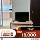 พร้อมให้เช่า 1 ห้องนอน 1 ห้องน้ำ Condo Rhythm Ratchada การเดินทางสะดวกสบาย