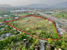 ขายที่ดิน บ้านห้วยกรุ บางพระ ติดถนนคู่ขนานบายพาสขาเข้ากรุงเทพ 