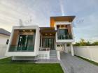 บ้านเดี่ยว สร้างใหม่ สไตล์โมเดิร์น สวยงาม ใกล้แหล่งชุมชน พร้อมเข้