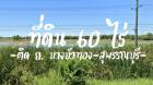 ที่ดิน 60 ไร่ หน้ากว้าง 160 ม. ติด ถ. บางบัวทอง-สุพรรณบุรี (340) (ผังเมืองสีเขียว) ใกล้ปั๊ม ปตท. 250 ม. ถูกกว่าราคาตลาด