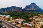 ขายที่ดิน พร้อมกิจการปั้มน้ำมัน เขาฉกรรจ์ ติดถนนสายหลัก 8 เลน สระ