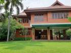 โซนสันทราย #บ้านไม้สักทอง #หน้าติดน้ำ 8.9 ล. บรรยากาศร่มรื่น เย็น