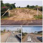 ที่ดินเสมอถนน 1ไร่ 2 งานกว่า ติดถนนลาดยาง ใกล้ตลาดจอมบึง  โรงพยาบาล