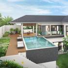 บ้านเดี่ยวหลังใหญ่ ดีไซน์หรูหรา ทั้งหมด 6 แบบ สันกำแพง 