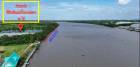 ขายที่ดินติดแม่น้ำบางปะกง 59 ไร่ ตรงข้ามท่าเรือบ้านโพธิ์ จ.ฉะเชิง